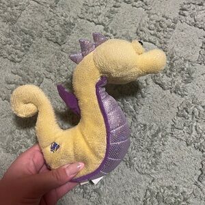 Webkinz Yellow and Purple Seaside Seahorse Plush